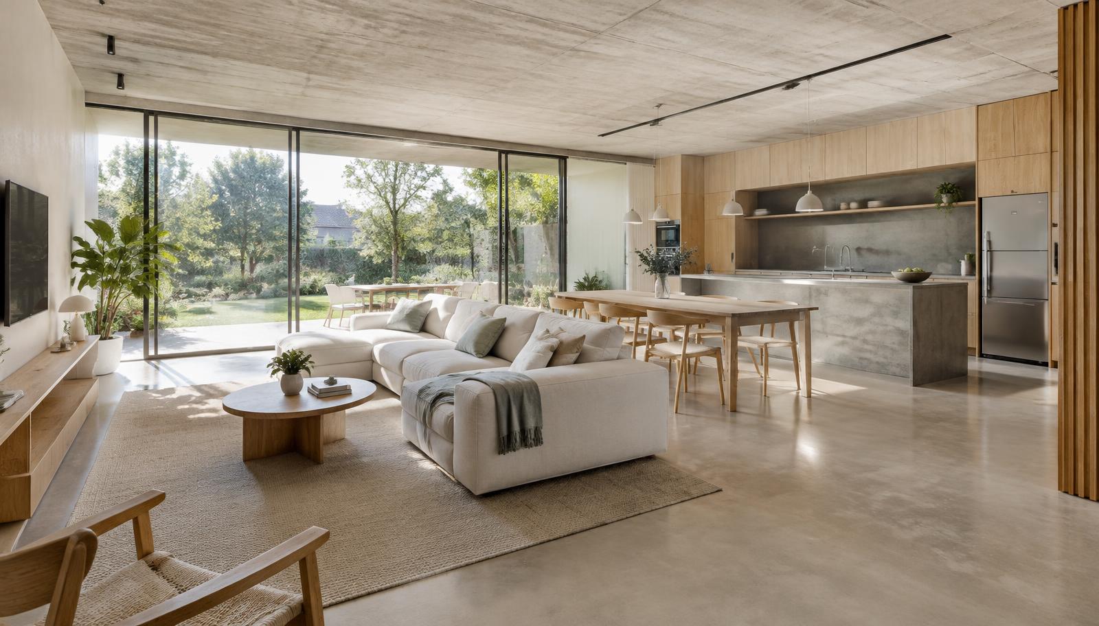 Intérieur rénové lumineux